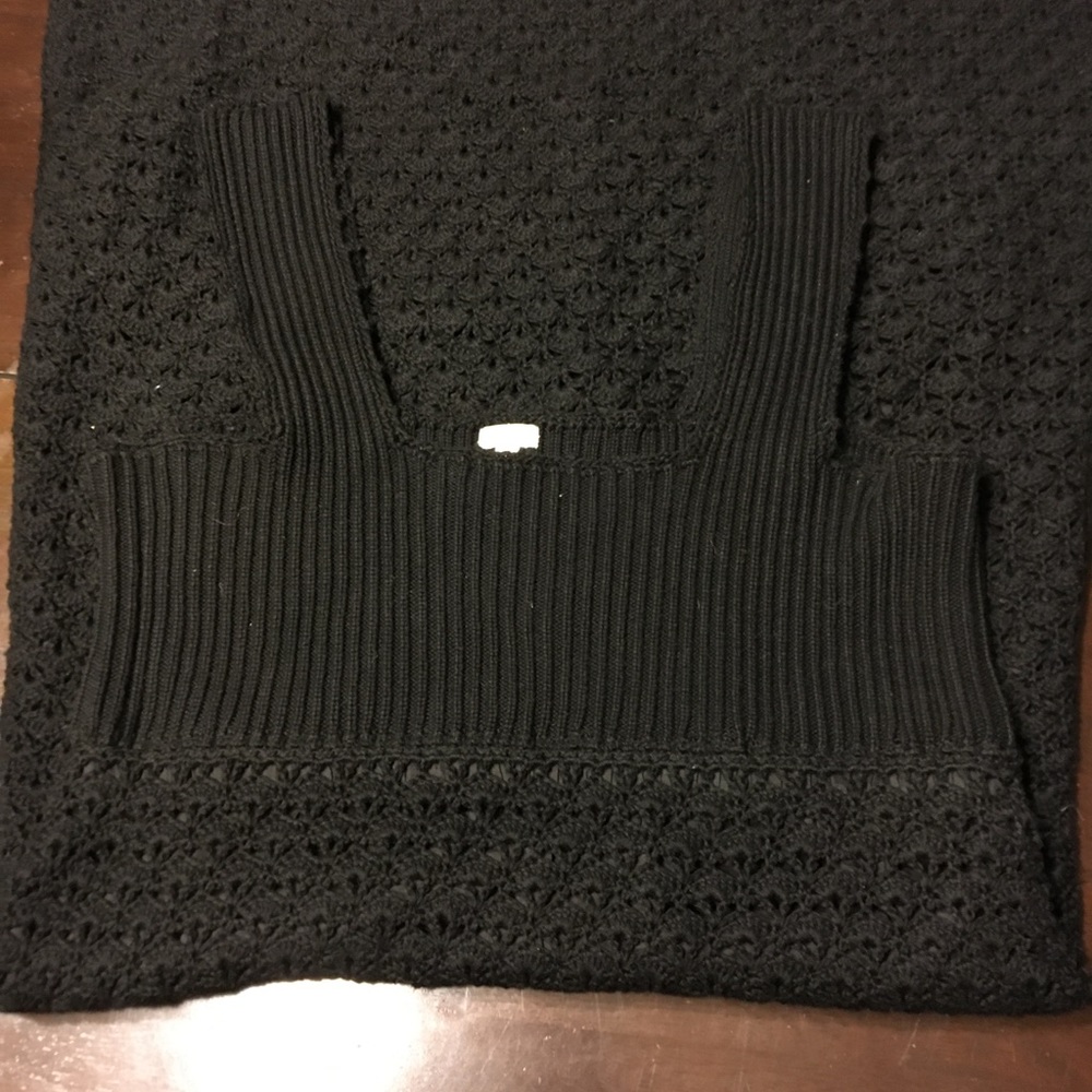 J Crew. Sleeveless black sweater dress.  Size M.
